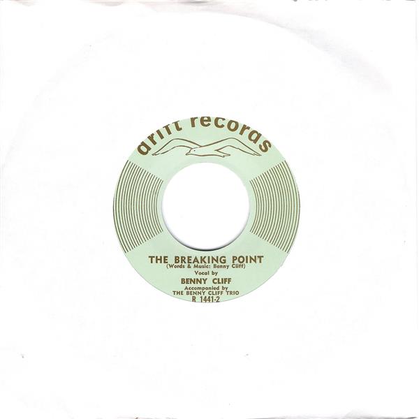 Single - Benny Cliff - Shake em up Rock, The Breaking Point