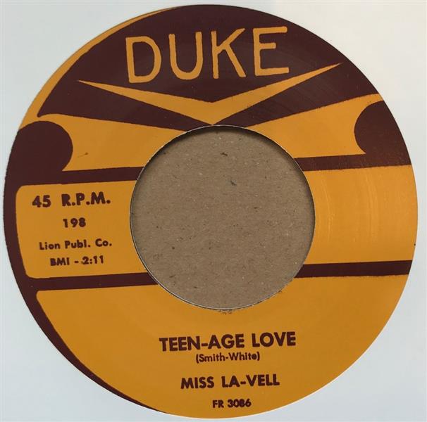 Single - Miss Lavell - Teen-Age Love / Stop These Teardrops