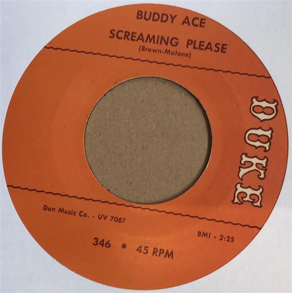 Single - Buddy Ace - Screaming Please / What Can I Do