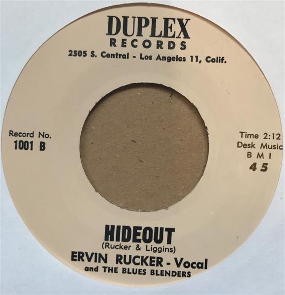 Single - VA - Jimmy Liggins - Last Round / Ervin Rucker - Hideout
