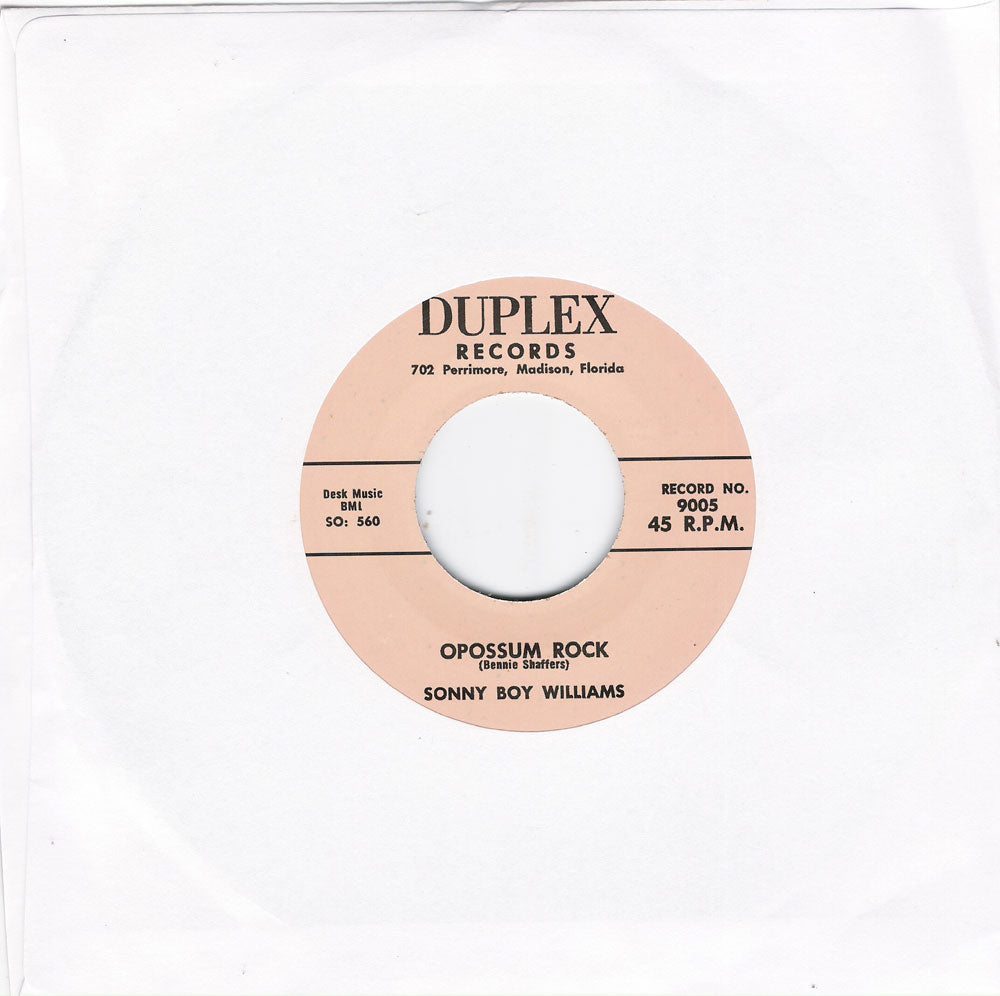 Single - Sonny Boy Williams - Alice Mae Blues, Opossum Rock