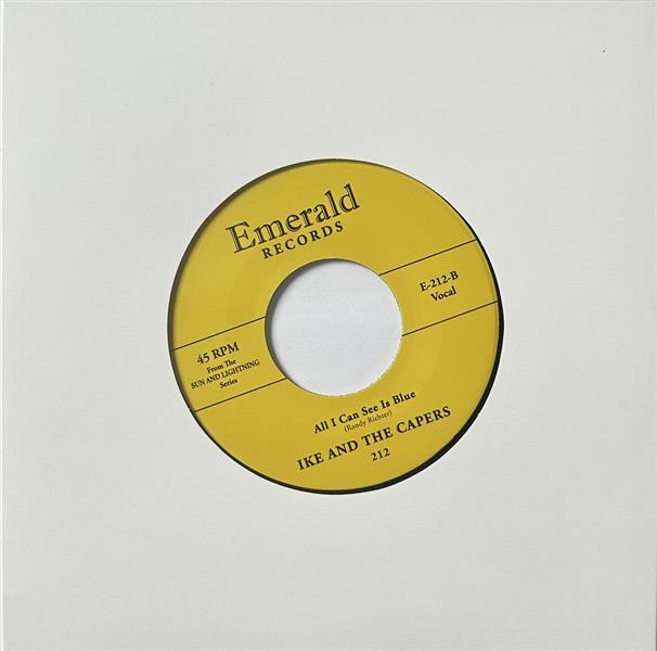 Single - Ike & the Capers - Wow, All I Can See Is Blue (white sleeve)
