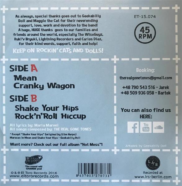 Single - Real Gone Tones - Mean Mama