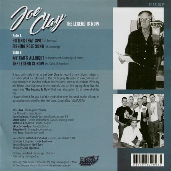 Single - Joe Clay - The Legend Is Now, blue