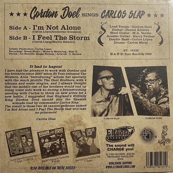 Single - Gordon Doel - Sings Carlos Slap