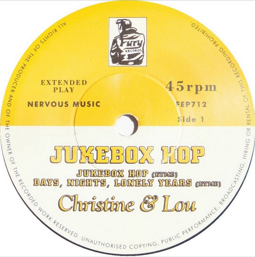Single - Christine & Lou - Jukebox Hop