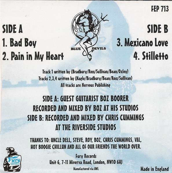 Single - Blue Devils - Go Wild With Betty's Boys