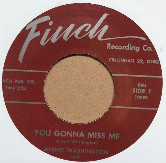 Single - Albert Washington - You Gonna Miss Me , Ramble