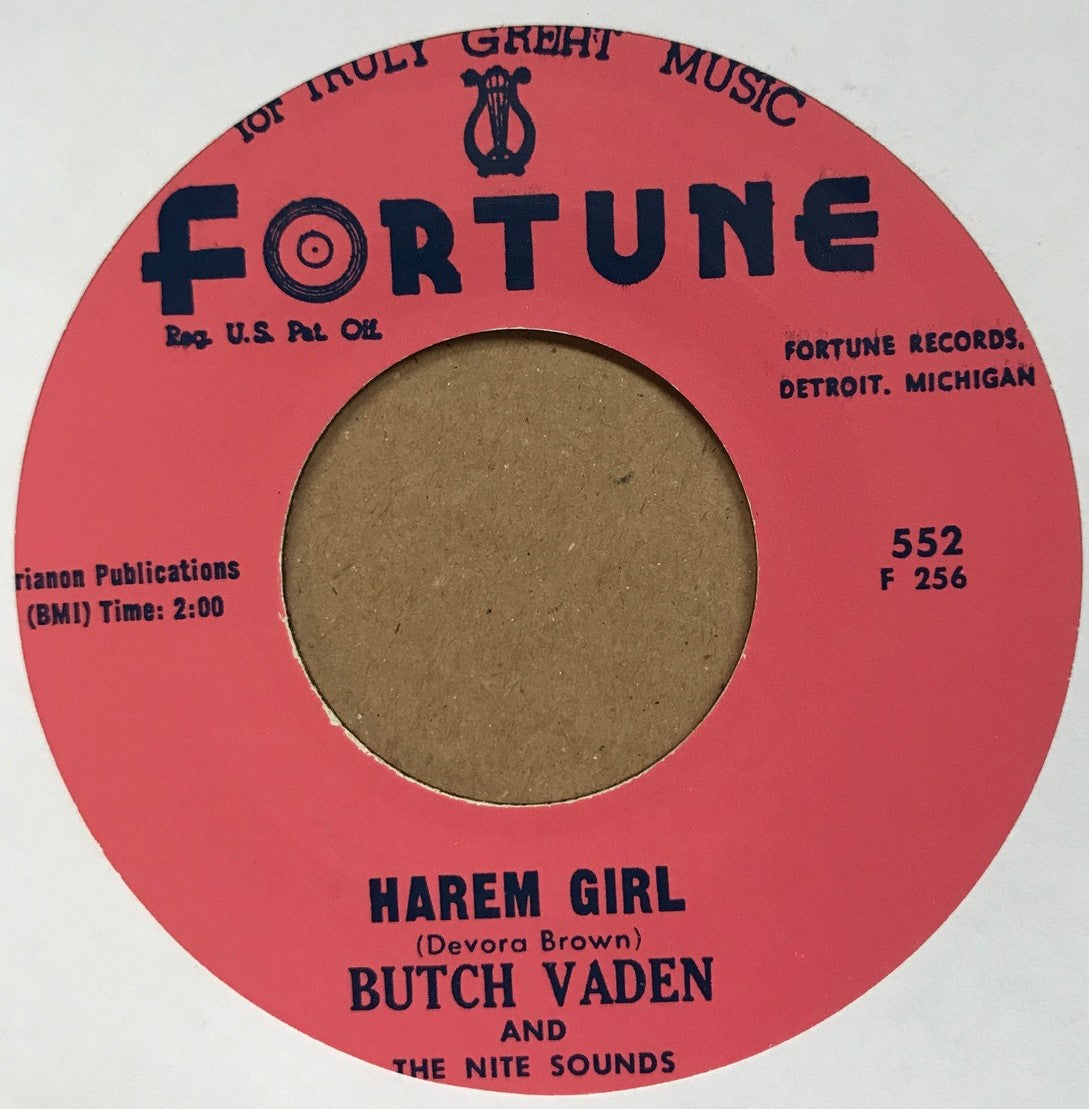 Single - Butch Vaden - Harem Girl / The Roll
