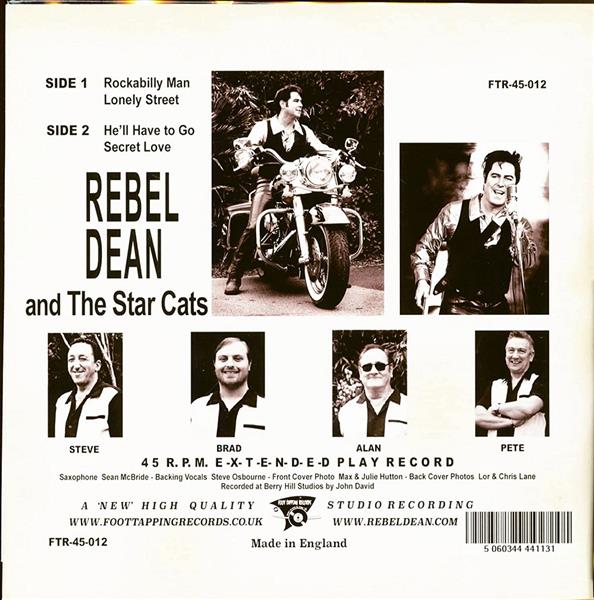 Single - Rebel Dean & The Starcats - Rockabilly Man
