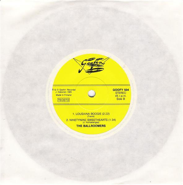 Single - Ballroomers - Sway, Don't Push Me Away, Lousiana Boogie, Ninetynine Sweethearts