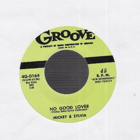 Single - Mickey & Sylvia - No Good Lover, Walkin' In The Rain