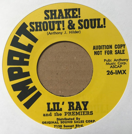 Single - Lil' Ray - Shake! Shout! & Soul!; Soul & Stomp