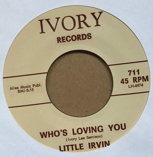 Single - Little Irvin - Who's Loving You; D.C. Bender - Boogie Children
