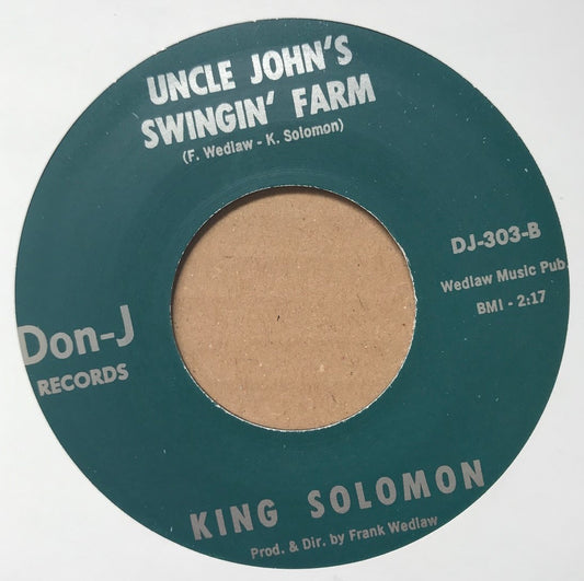 Single - VA - Bobby Jackson - Oh Baby; King Soloman - Uncle John's Swingin' Farm