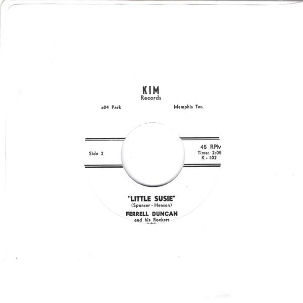 Single - Ferrell Duncan - Flying Saucer Rocket, Little Susie