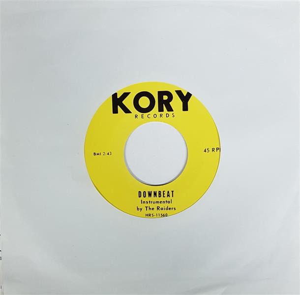 Single - Bob Papotnik & The Raiders - Miss You Baby / Downbeat