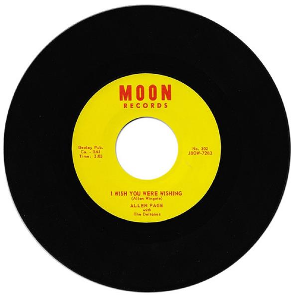 Single - Allen Page - Dateless Night; I Wish You Were Wishing