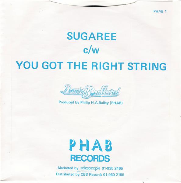 Single - Dave Ballard - Sugaree, You Got The Right String