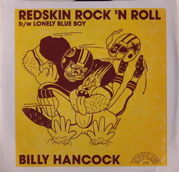 Single - Billy Hancock - Redskin Rock 'n Roll, Lonely Blue Boy