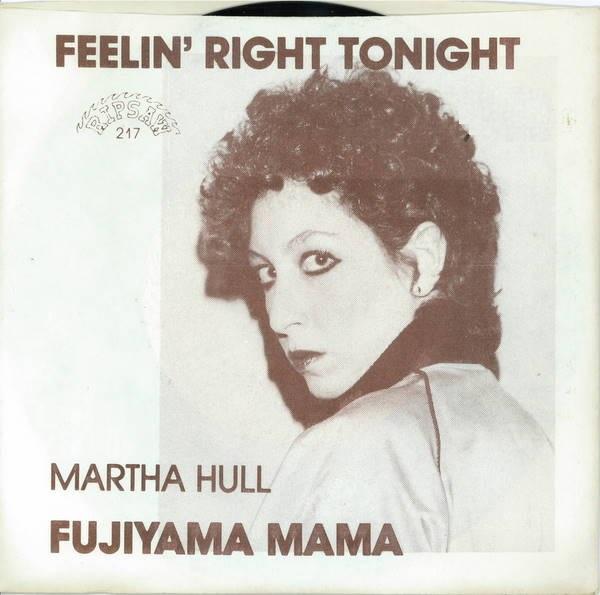 Single - Martha Hull - Feelin' Right Tonight, Fujiyama Mama