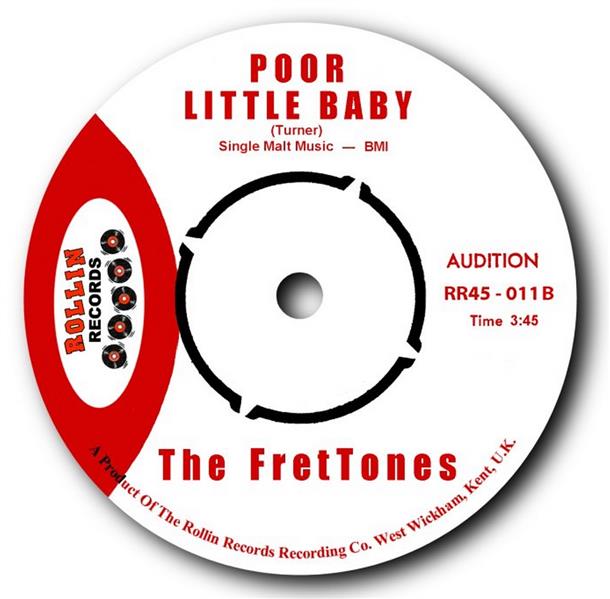 Single - Frettones - Down On My Luck, Poor Little Baby