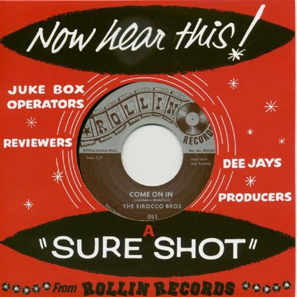 Single - Sirocco Bros. - Come On In; Rock'n'Roll