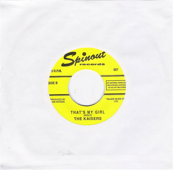 Single - Kaisers - Liquorice Twitch, That's My Girl