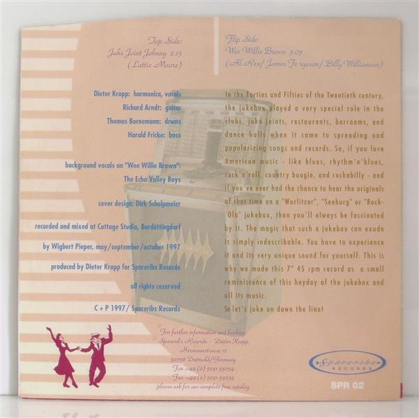 Single - Dieter Kropp And The Fabulous Barbecue Boys - Juke Joint Johnny, Wee Willie Brown
