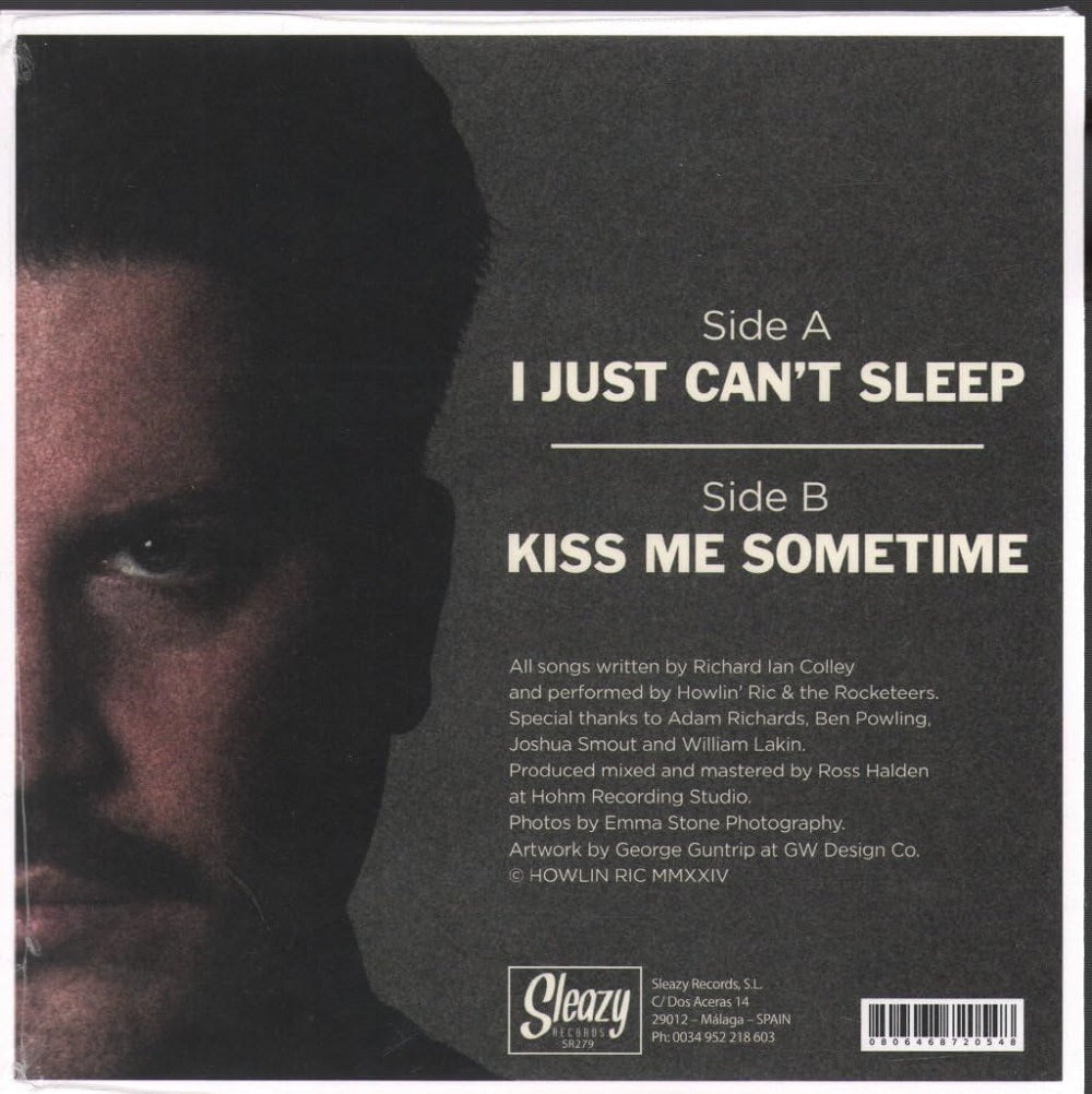 Single - Howlin' Ric and he Rocketeers - I Just Can't Sleep; Kiss Me Sometime