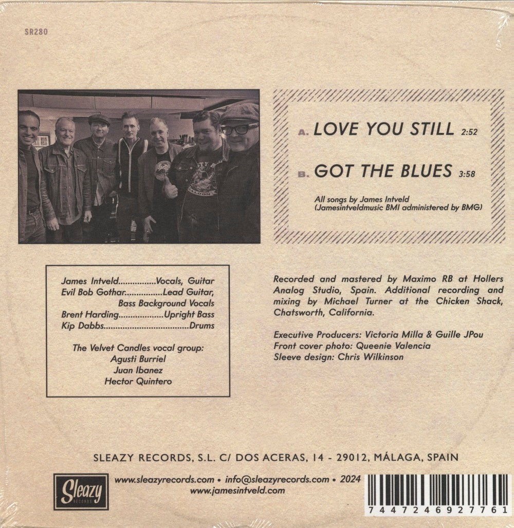 Single - James Intveld w/ Velvet Candles - Love You Still; Got The Blues