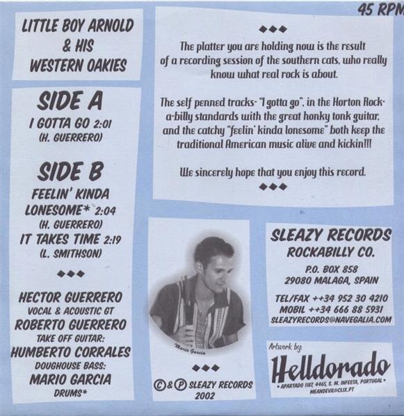 Single - Little Boy Arnold And His Western Oakies - I Gotta Go