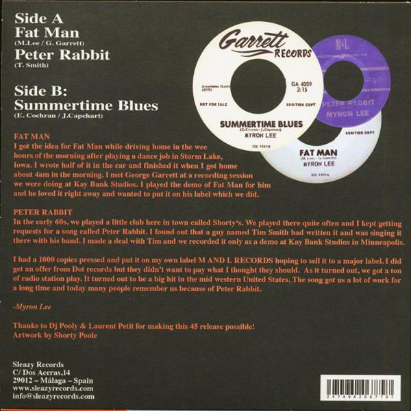 Single - Myron Lee - Fat Man