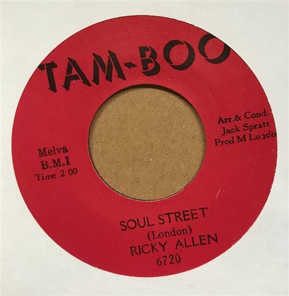 Single - Ricky Allen - Cut You Loose / Soul Street