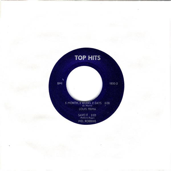 Single - VA - Top Hits - Perry Como, Sammy Salvo, Louis Prima, Mel Robbins