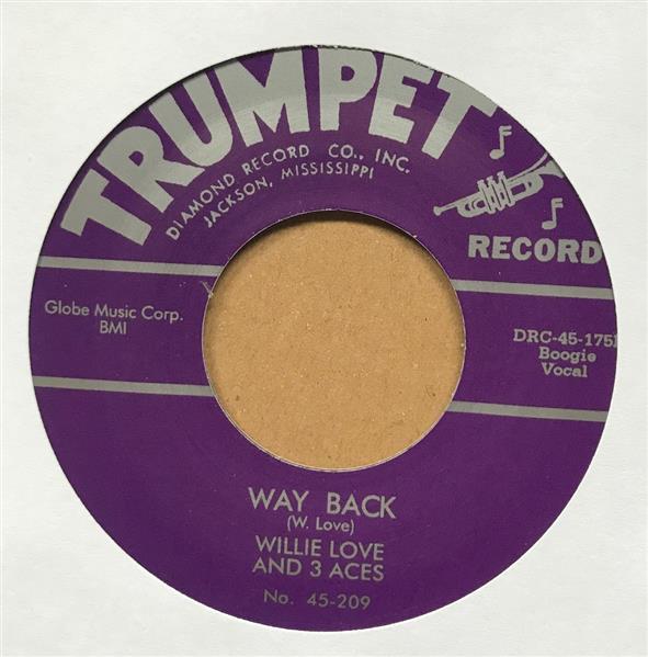 Single - Willie Love - Feed My Body To The Fishes / Way Back