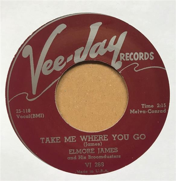 Single - Elmore James - Cry For Me Baby , Take Me Where You Go