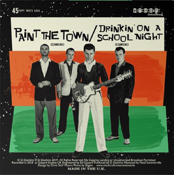 Single - Danny O & the Astrotones - Paint The Town; Drinkin' On A School Night