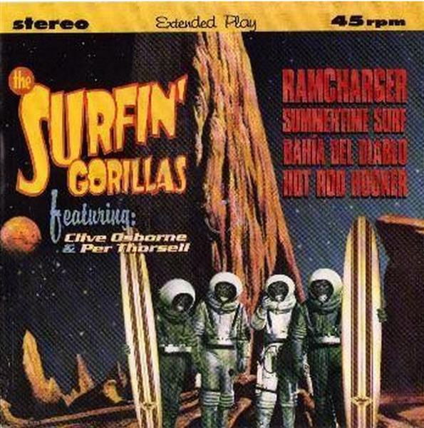 Single - Surfin' Gorillas feat. Clive Osborne & Per Thorsell - Ramcharger, Summerzime Surf +2