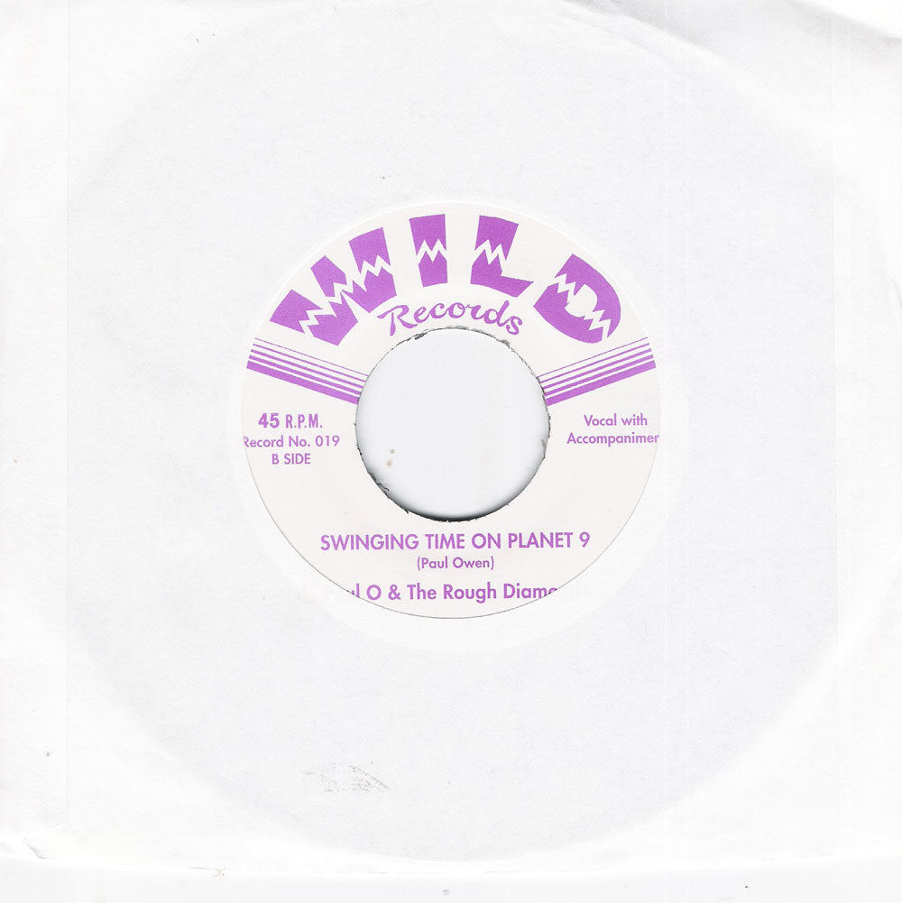 Single - Paul O. & the Rough Diamonds - Hold On, Swinging Time On Planet 9