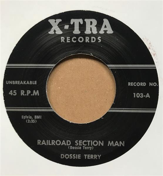 Single - Dossie Terry - You Will Be Mine / Railroad Section Man