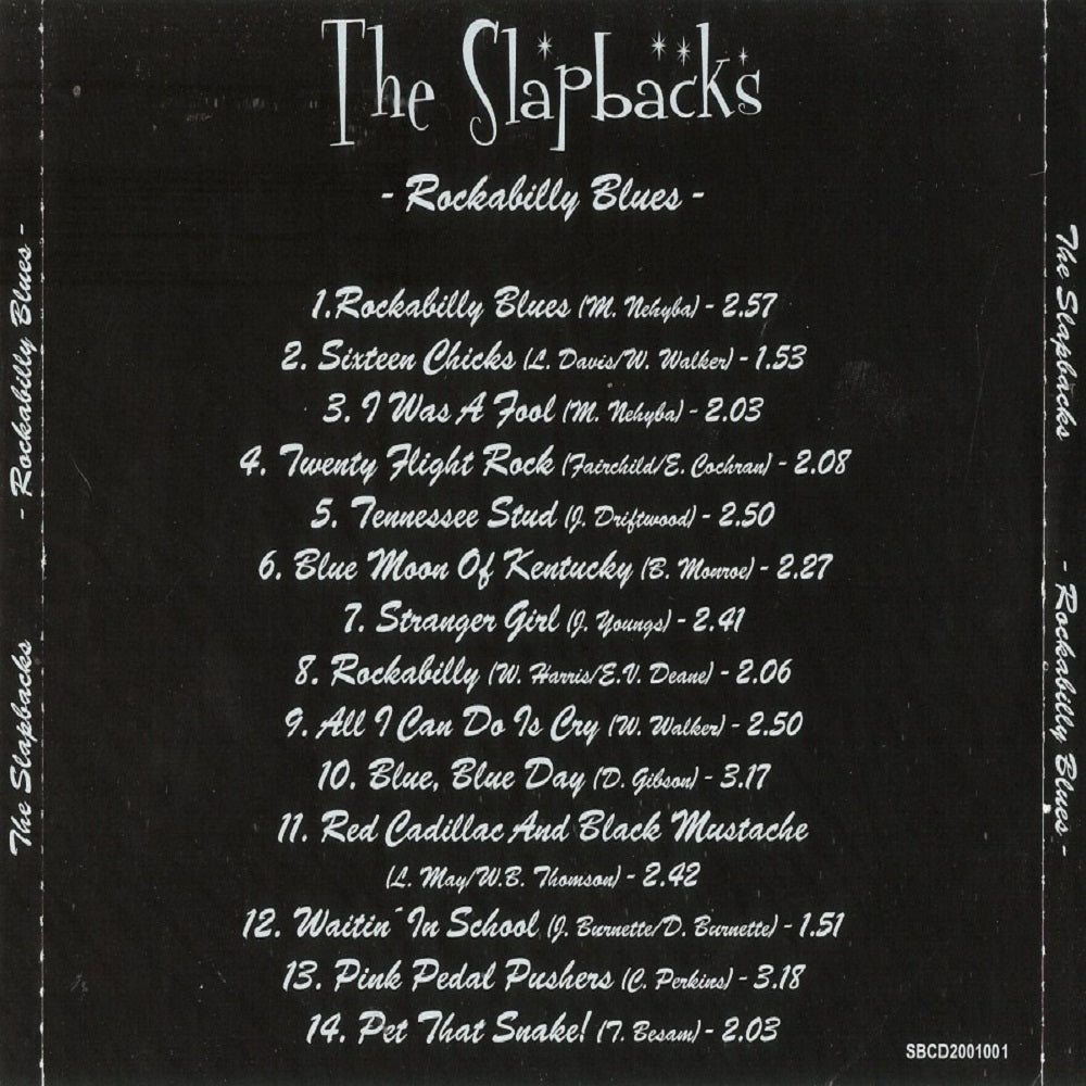 CD - Slapbacks - Rockabilly Blues