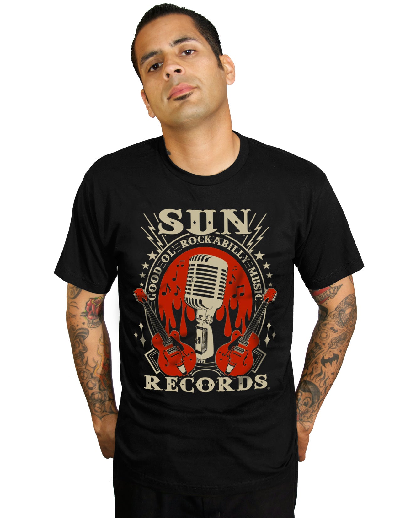 T-shirt Steady - Sun Records Good Ol' Rockabilly Music