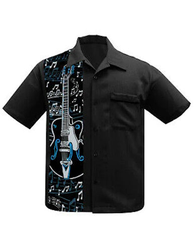 Steady-Shirt - Guitar Panel, black