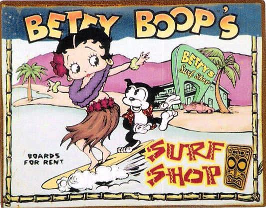 Aufkleber - Betty Boop's Surf Shop