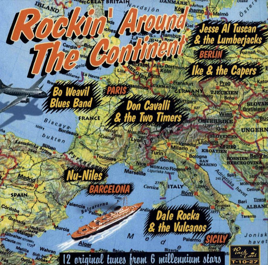 10inch - VA - Rockin' Around The Continent (Nu Niles, Dale Rocka, Randy Rich, Bo Weavil, Jesse Al Tuscan...)
