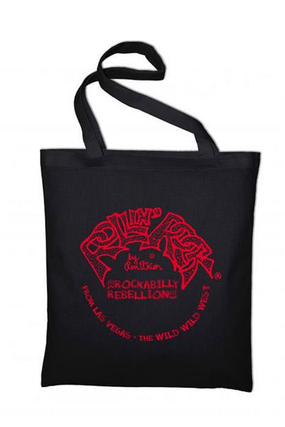 Baumwolltasche - Rollin' Rock Records, schwarz