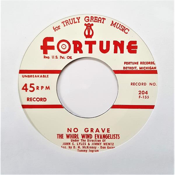 Single - The Whirlwind Evangelists - No Grave, Jonah