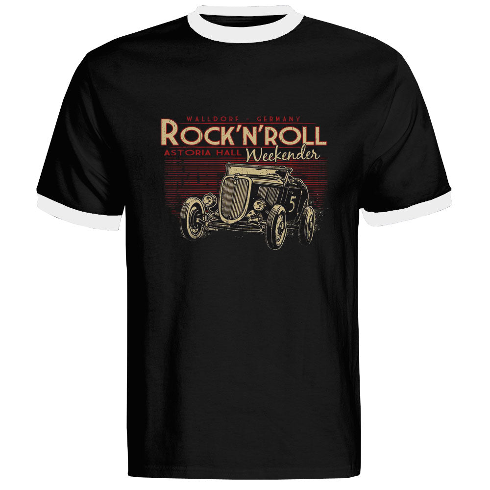 Ringer-Shirt - Walldorf Weekender Astoria-Hall, Schwarz