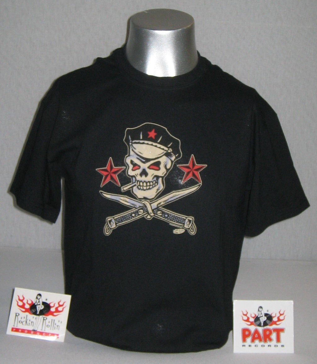 T-Shirt Posterpop - Skull & Flick Knife
